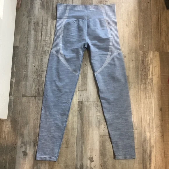 Ryka Compression Leggings Womens Lt. blue Nylon Blend Performance Contouring XL - Picture 3 of 12